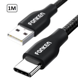 Câble USB Type C 1m tressé, Fonken