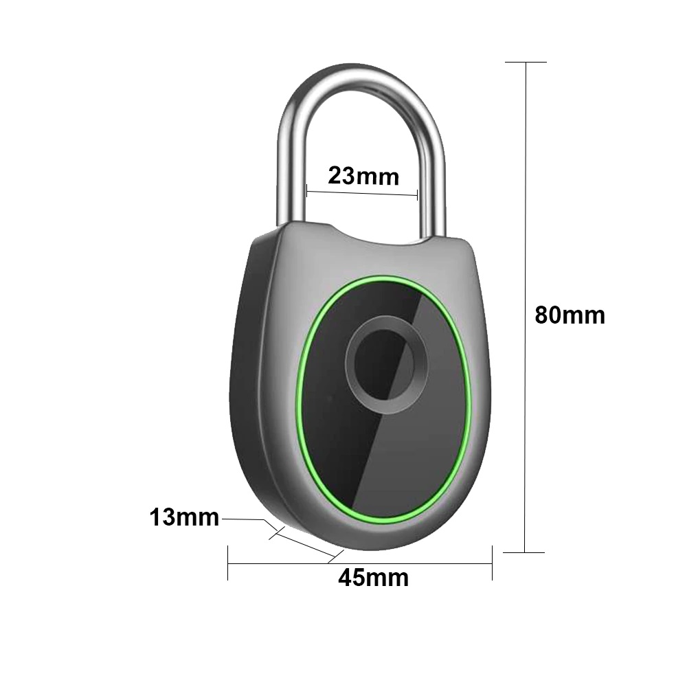 TrendGeek 4910 Cadenas 45 mm argent serrure à empreinte digitale – Conrad  Electronic Suisse