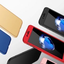 Coque full protect, 360°, intégrale, pour iPhone 7 et 8