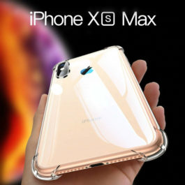 Coque protection résistante coussin air, TPU pour iPhone Xs Max