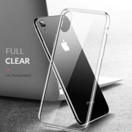 Coque de protection transparente, TPU pour iPhone XR