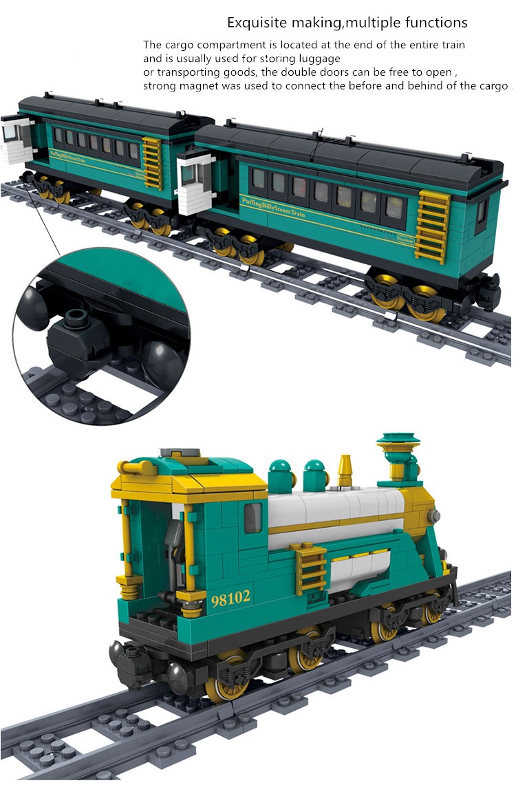 Lego Rail Train, Gare à deux voies - Seb high-tech