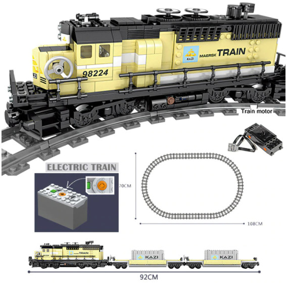 Lego Rail à la pièce, Gris, Kazi - Seb high-tech