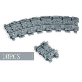 Lego 10pcs Rails Flexibles Gris, Kazi