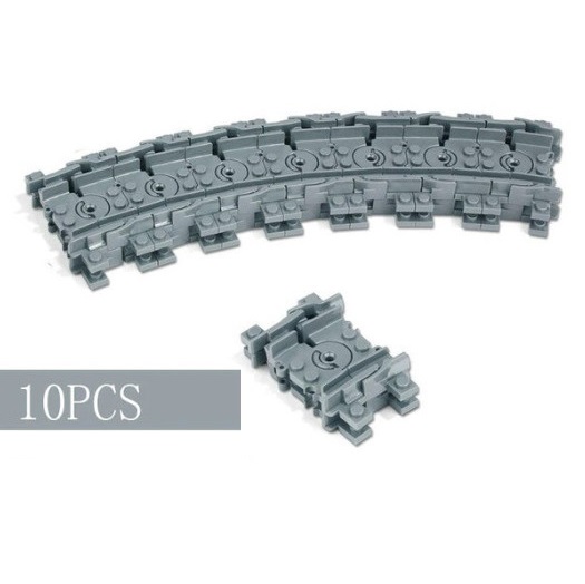 Lego 10pcs Rails Flexibles Gris, Kazi - Seb high-tech