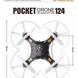 Pocket Drone Quadcopter 124 Mini