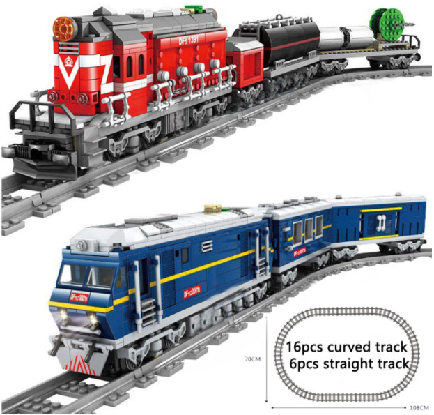 Lego Train de marchandises motorisé, Kazi, 1192 pcs - Seb high-tech