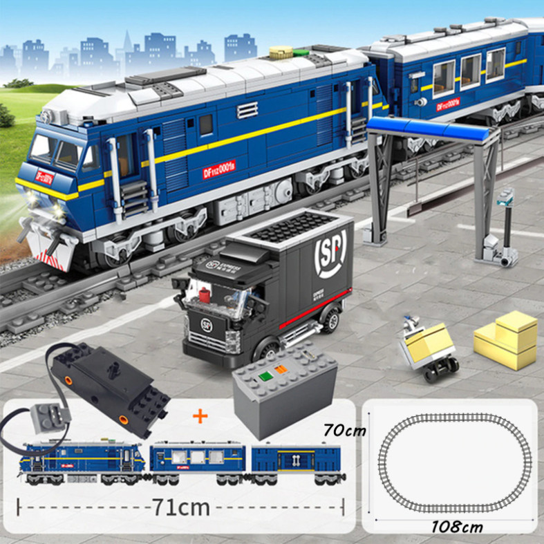 Lego Train de marchandises motorisé, Kazi, 1192 pcs - Seb high-tech