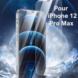 Ecran de protection en verre trempé pour iPhone 12 et 13 Pro Max