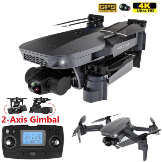 Drone ZLRC SG907 PRO, caméra 4k stabilisée sur 2 axes, GPS - Seb high-tech