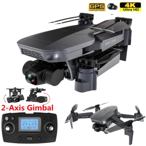 Drone ZLRC SG907 PRO, caméra 4k stabilisée sur 2 axes, GPS - Seb