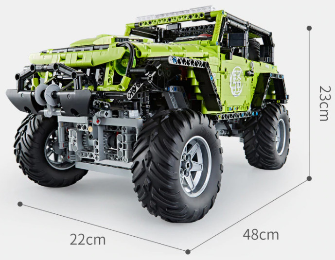 Lego Jeep 4x4 Cross Country 1:8, Télécommandé et motorisé + APP, 2343pcs -  Seb high-tech