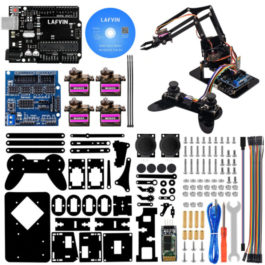 Kit Arduino Bras robot mécanique, Programmation éducative, LAFVIN