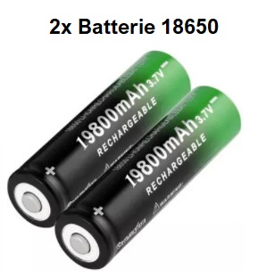Chargeur et 2x Batteries 3.7V 18651 pour Kit Arduino - Seb high-tech