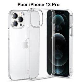 Coque de protection transparente, TPU pour iPhone 13 Pro