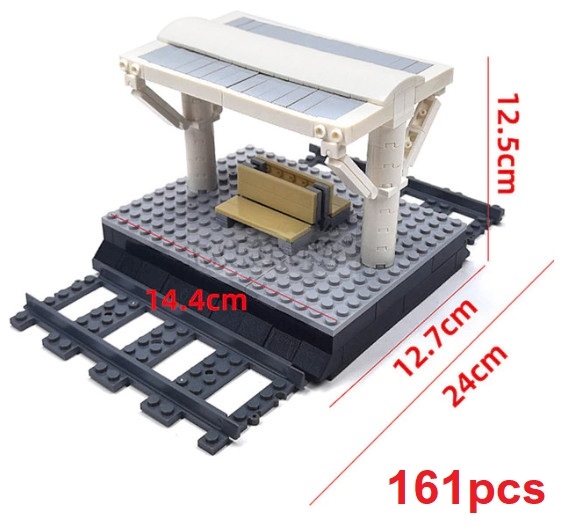 Lego Rail Train, Gare à deux voies - Seb high-tech