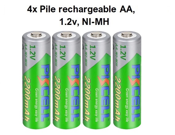 Duracell Pile NI-MH C 1,5V 2200mAh 2 pièces